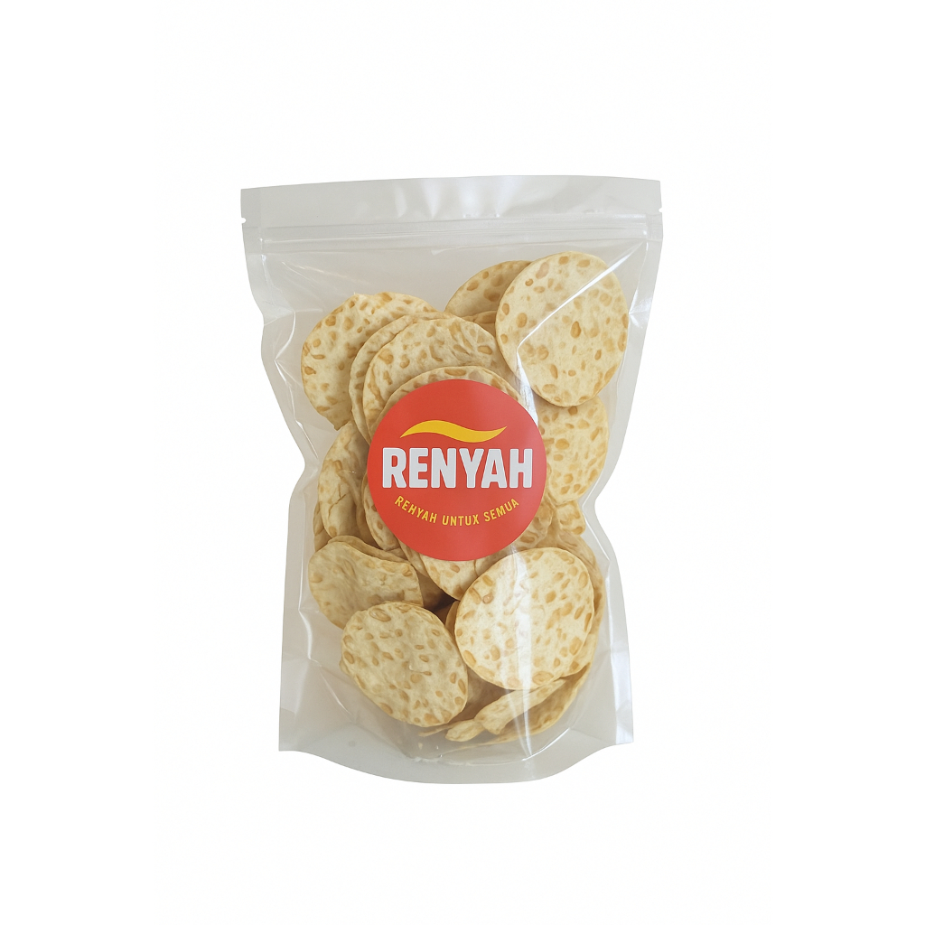 

KERIPIK TEMPE PANGGANG ASIN GURIH ala PASAR KERIPIK RENYAH
