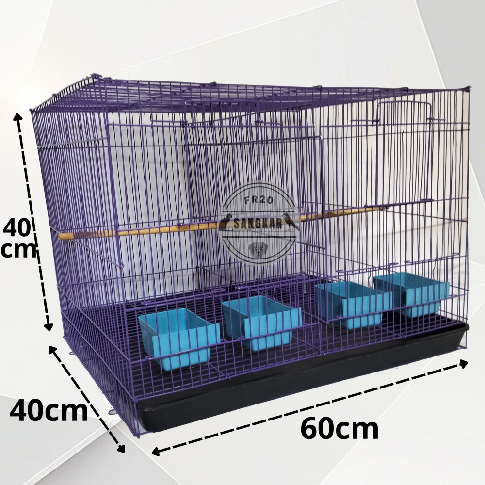 KANDANG BESI LIPAT UMBARAN SEKAT KANDANG BURUNG