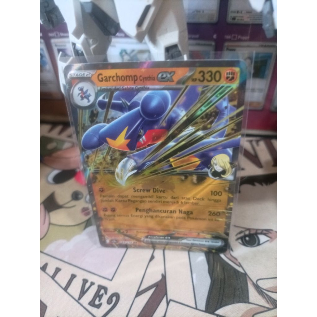 Garchomp Cynthia ex 083/138 RR - Pokemon TCG Indonesia - Set Kehadiran Juara