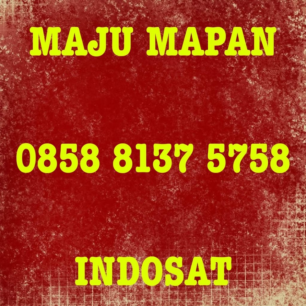 NO CANTIK INDOSAT IM3 MAJU MAPAN 5758