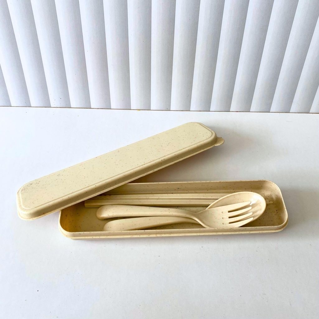 Ecer/Grosir Souvenir Sendok Garpu Sumpit Jerami Free Tempatnya - Sendok Garpu Sumpit Makan