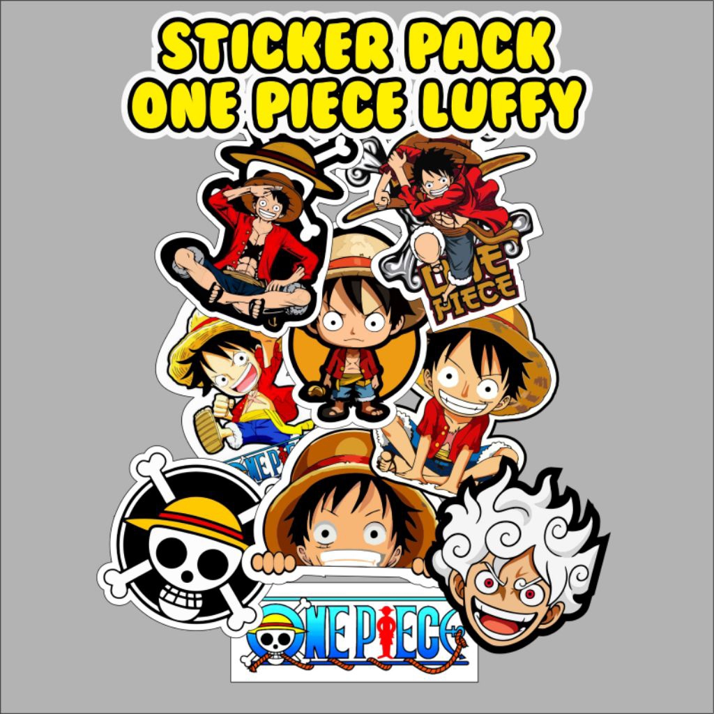 

STICKER PACK ONE PIECE SPECIAL LUFFY MURAH