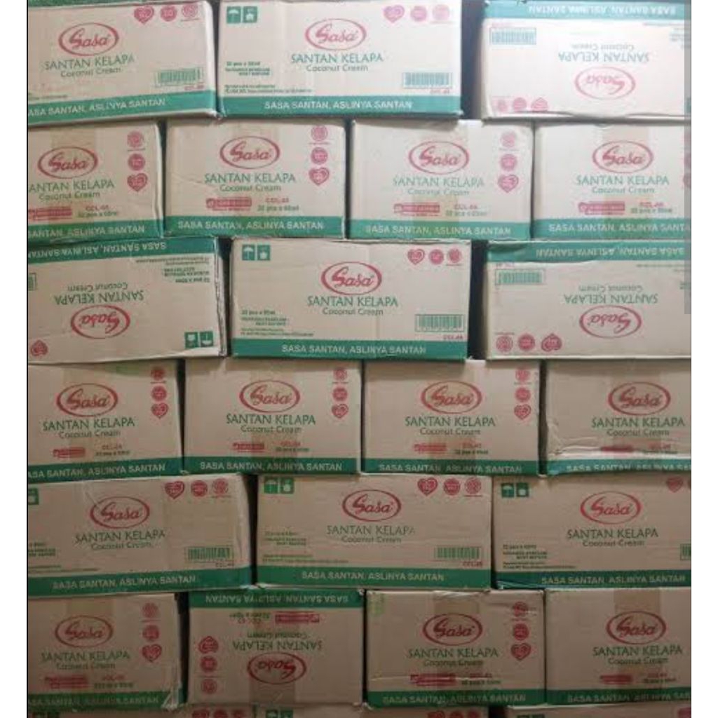 

Sasa santan cair 65ml isi 32 pcs 2 Dus