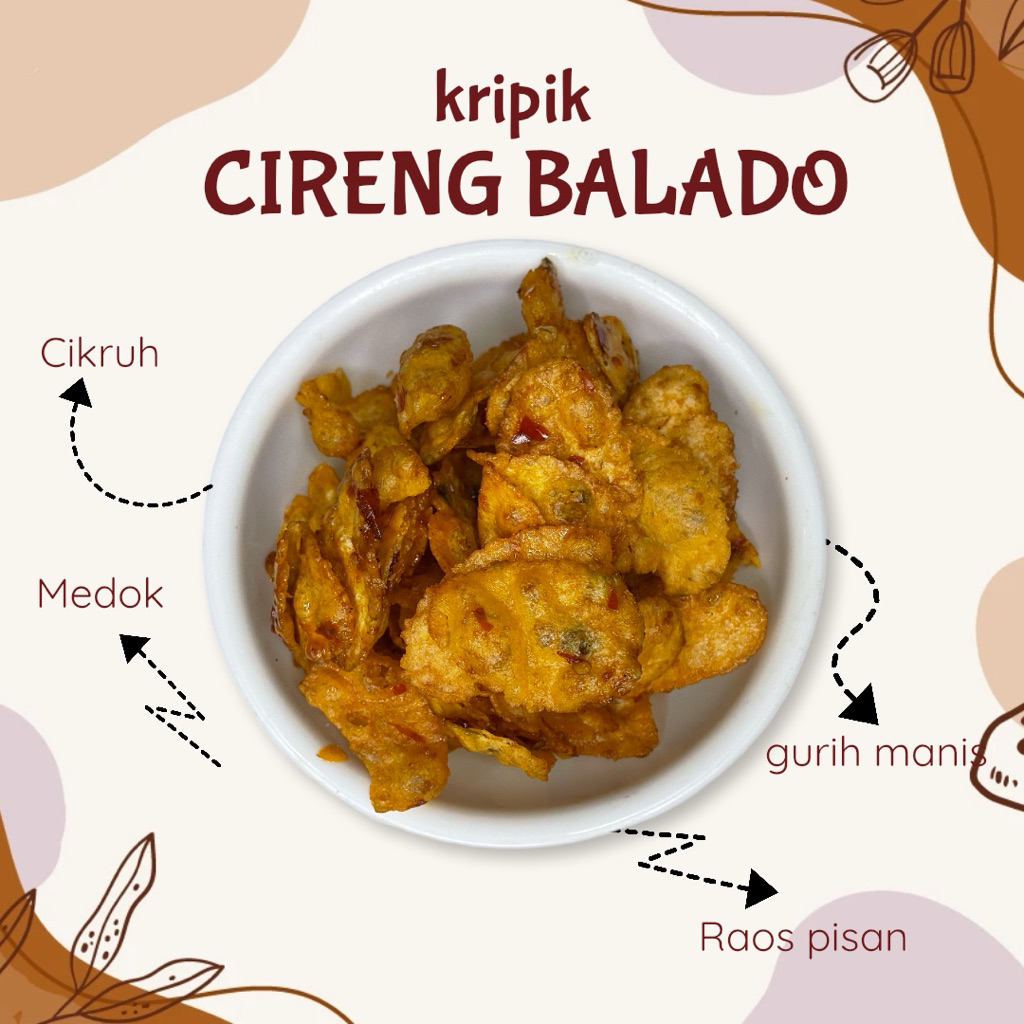 

KERIPIK CIRENG BALADO CIKRUH VIRAL GURIH NIKMAT