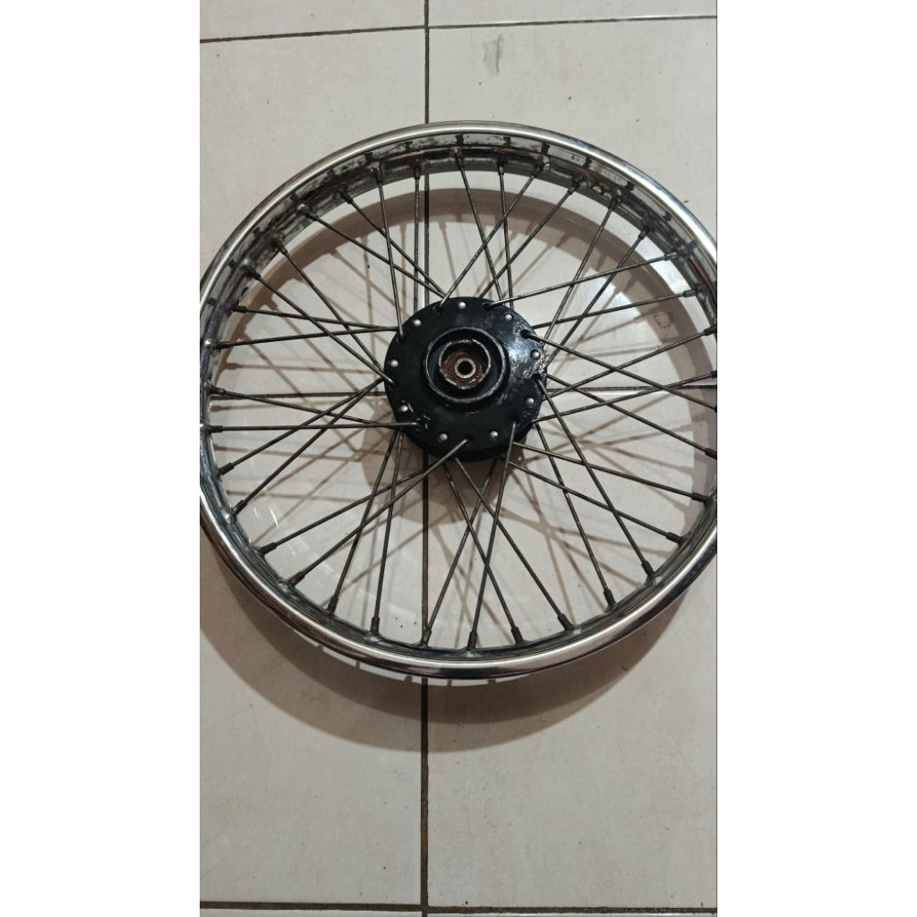 original velg depan pelek castwheel jari jari depan fizr jupiter
