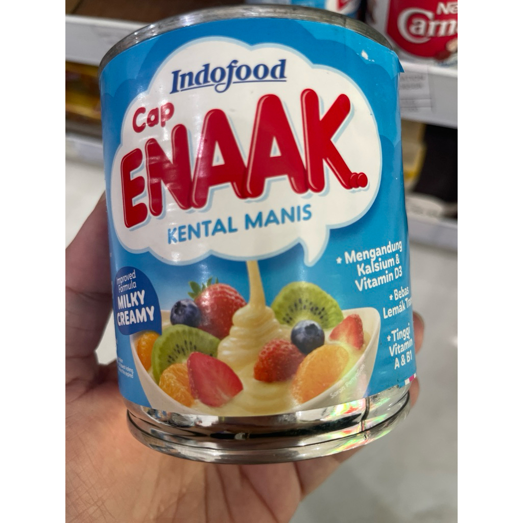 

indofood susu kental manis cap enak 370gr kaleng