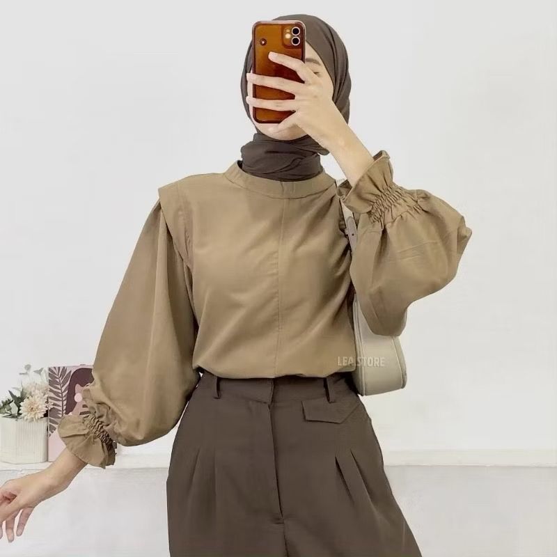 POLOS - Moni Blouse Lengan Balon