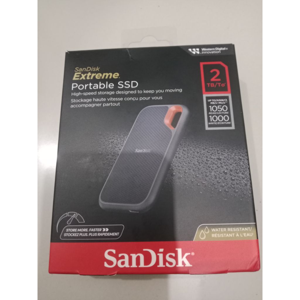 Sandisk extreme Portable SSD 1 TB