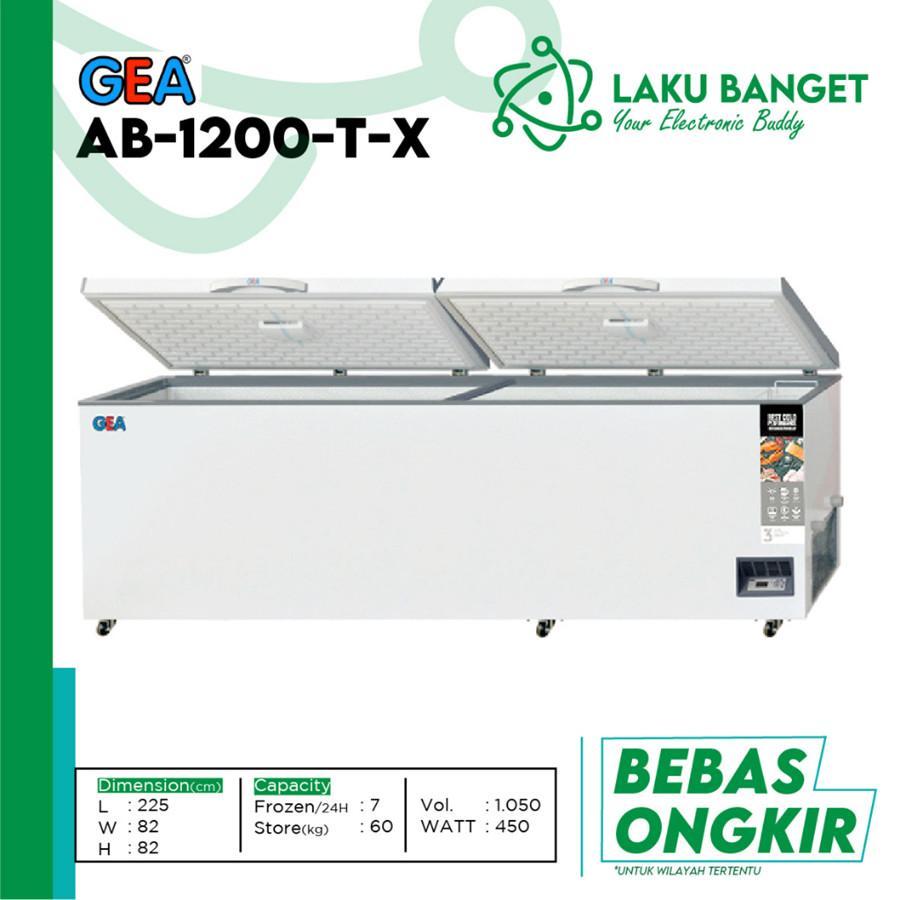 Chest Freezer Double Compressor GEA AB-1200TX / Chest Freezer 1050 Liter GEA AB 1200TX AB1200TX