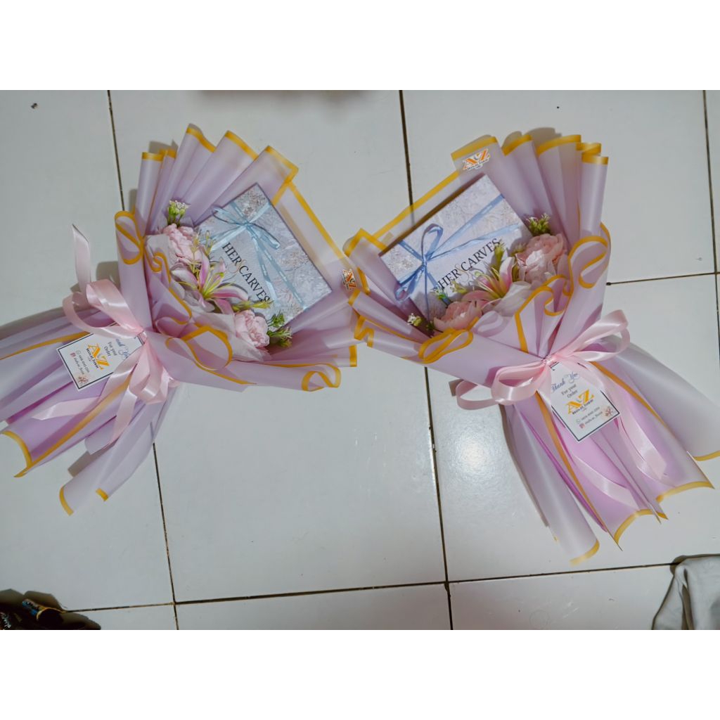 Buket / Bouquet Hijab Box I Hijab motif