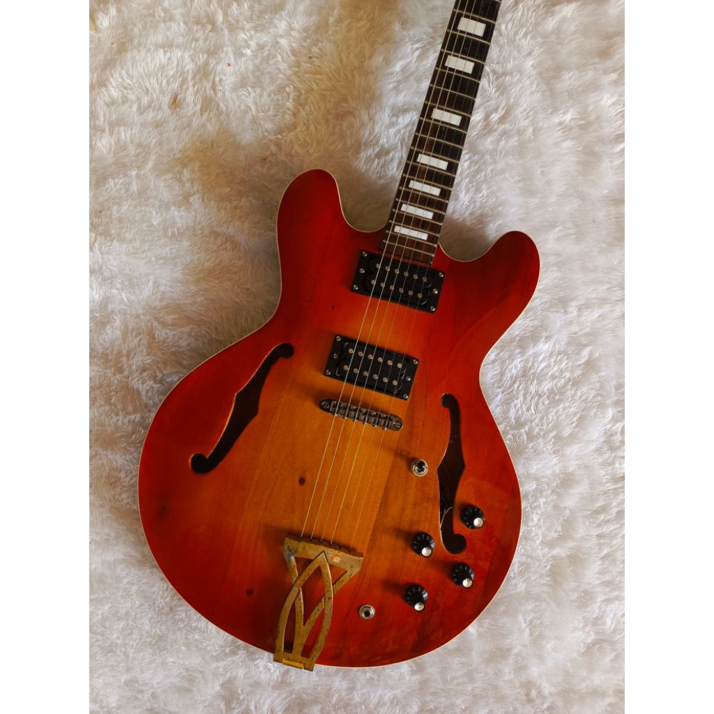 gitar gibsen hollow body custom