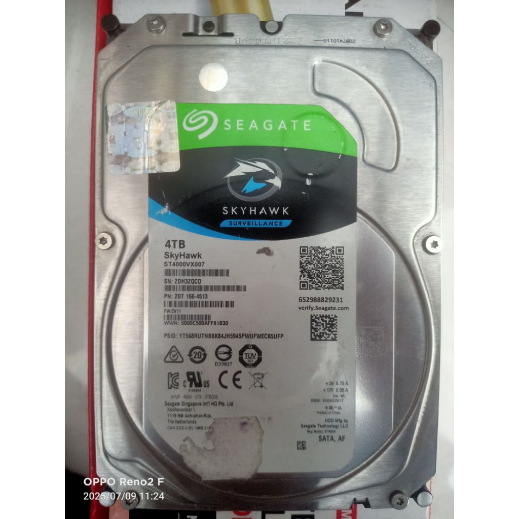 Hardisk Seagate Skyhawk 4Tb