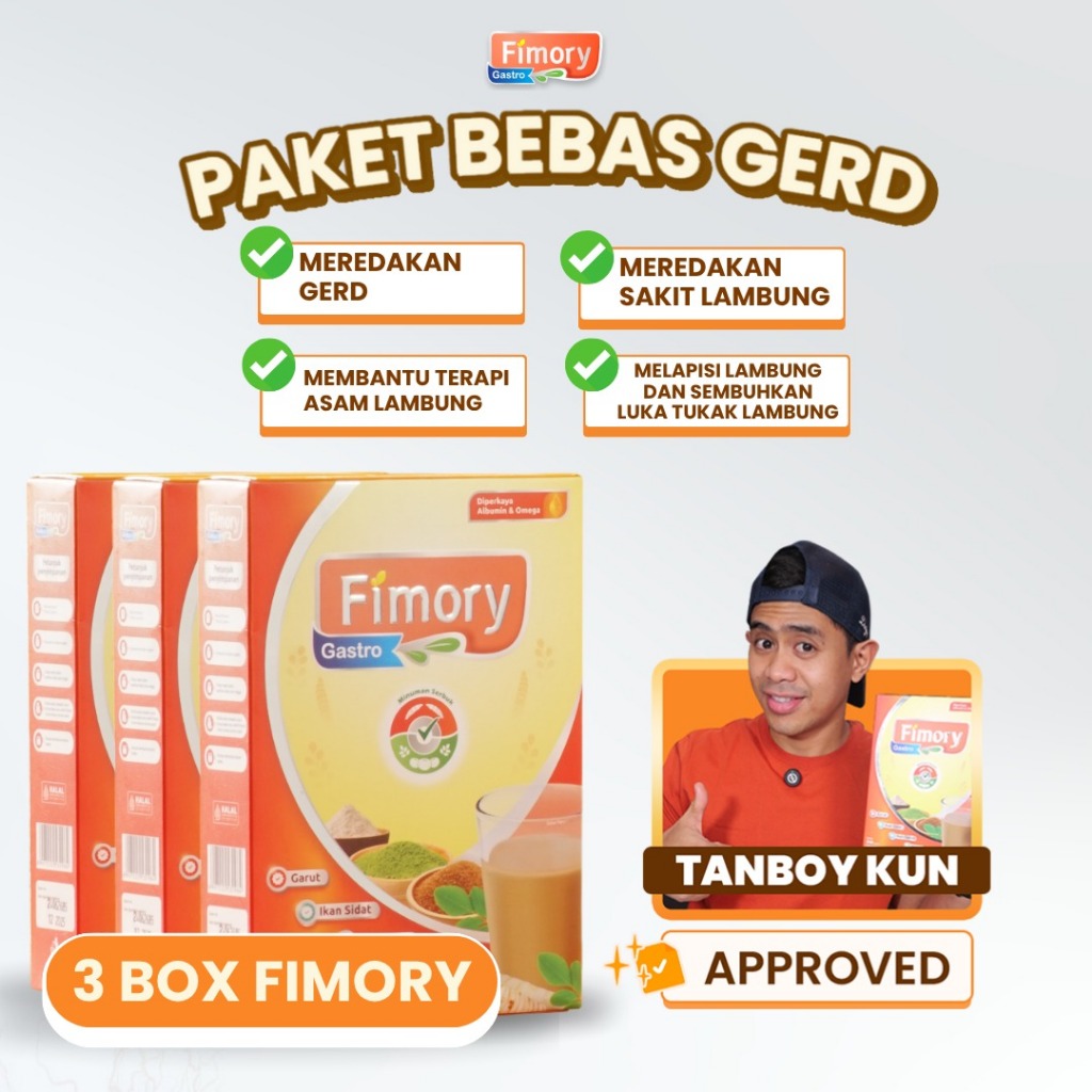 

PAKET 3 FIMORY Sereal Umbi Garut Atasi Asam Lambung (250g) | Bisa COD