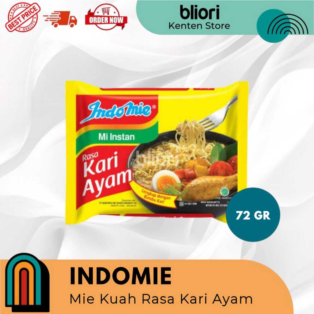 

Indomie Kuah Rasa Kari Ayam