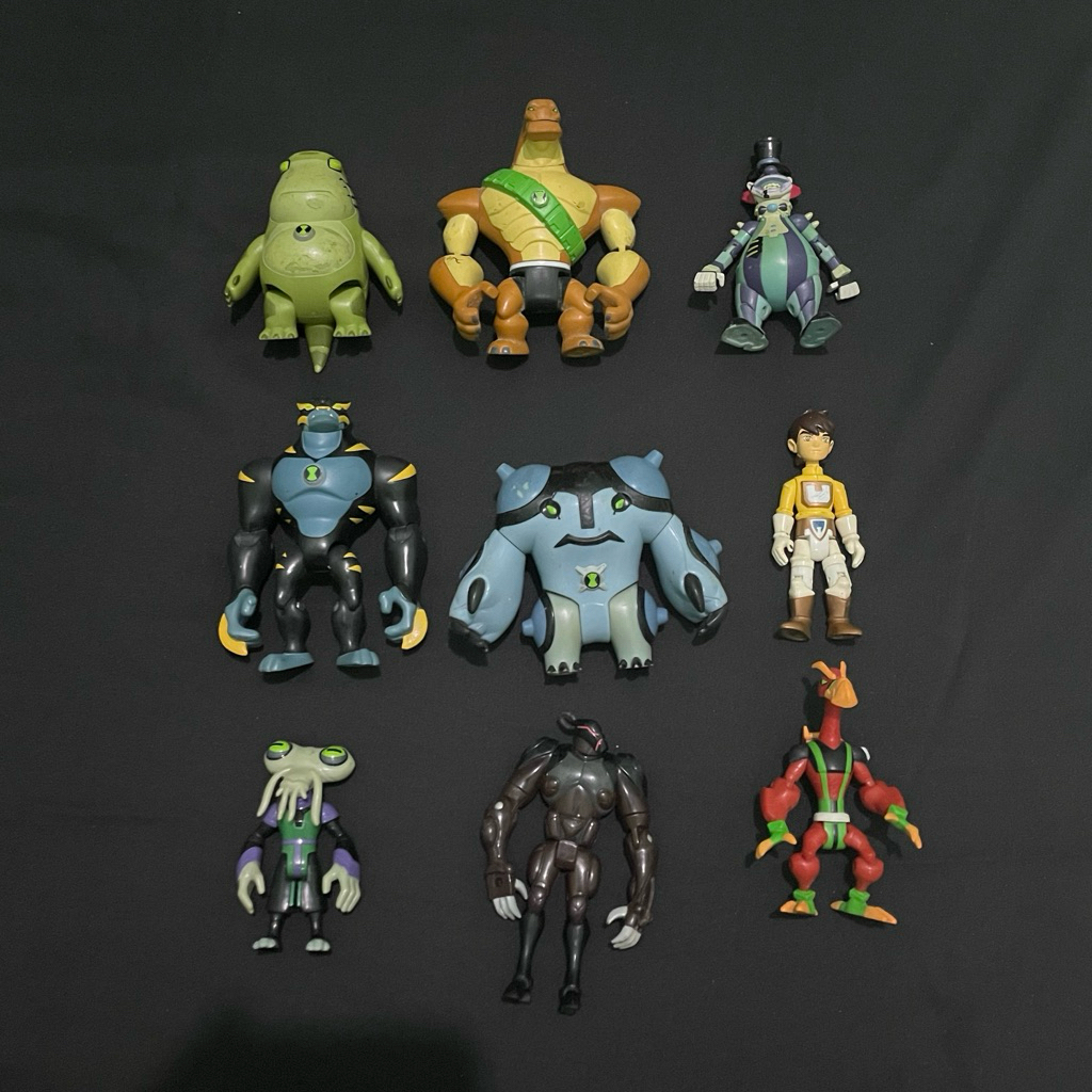 Ben 10 Toys Action Figure Collection Original CN Second Preloved