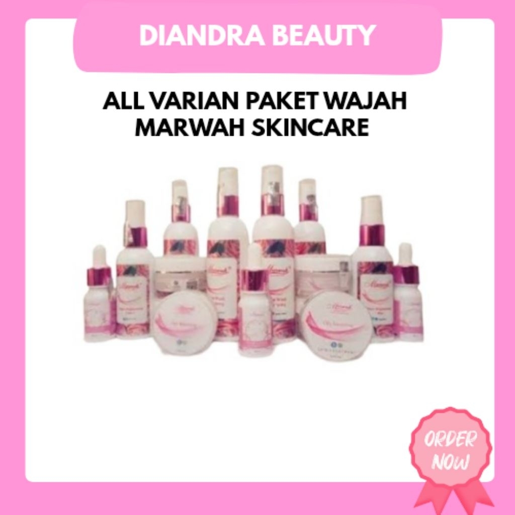 PAKET WAJAH SERIES (NIGHT CREAM KLINIK) MARWAH SKINCARE ORIGINAL