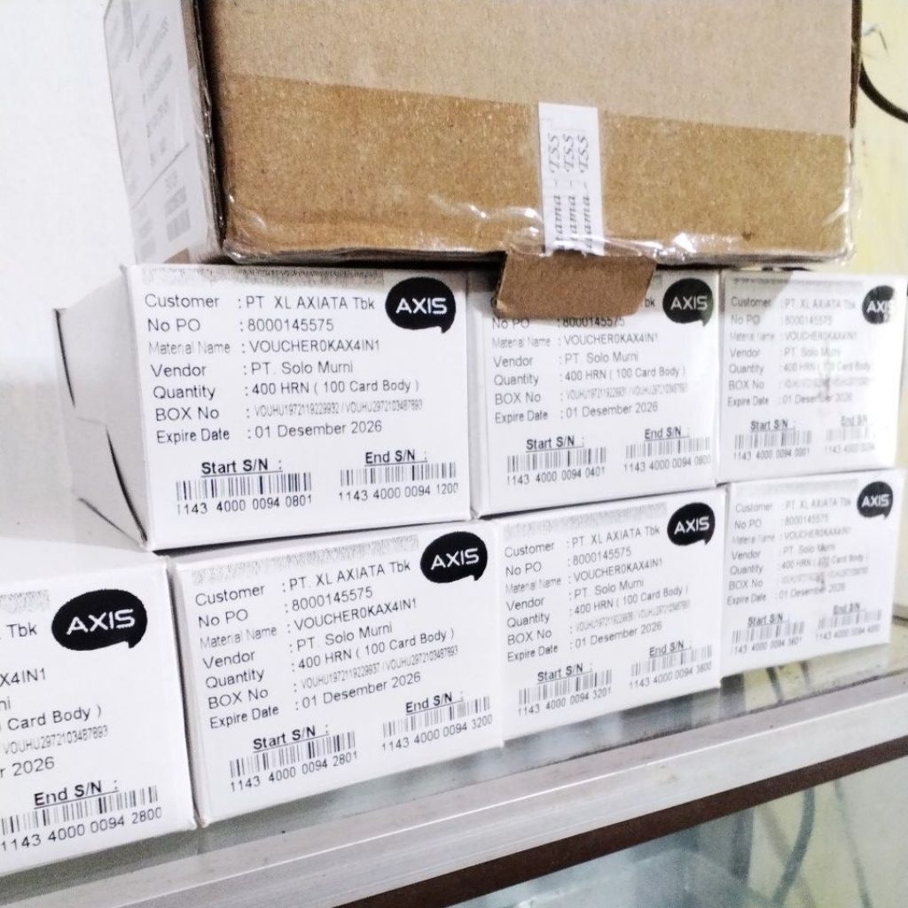 1 BOX VOUCER ZERO AXIS