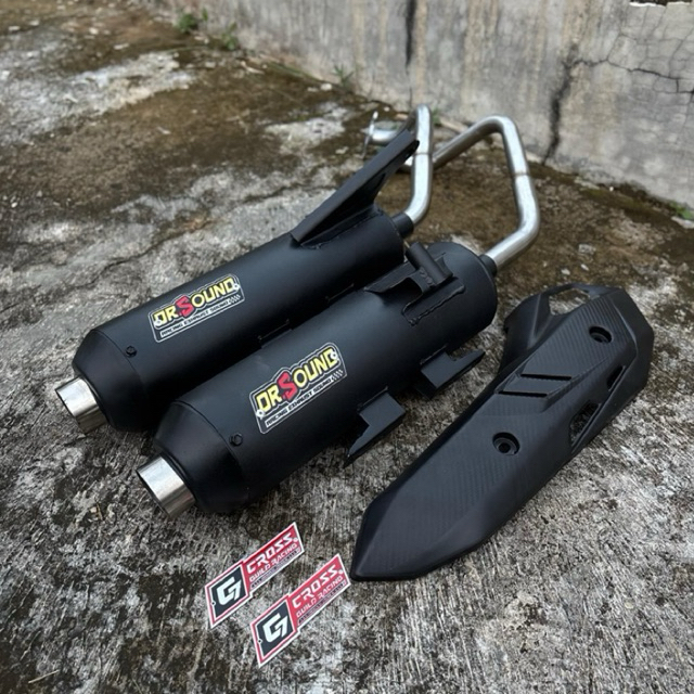 knalpot copy cms Dr.Sound  all matic pnp vario,beat,aerox,n max,pcx,lexi,mio,scopy,genio dll