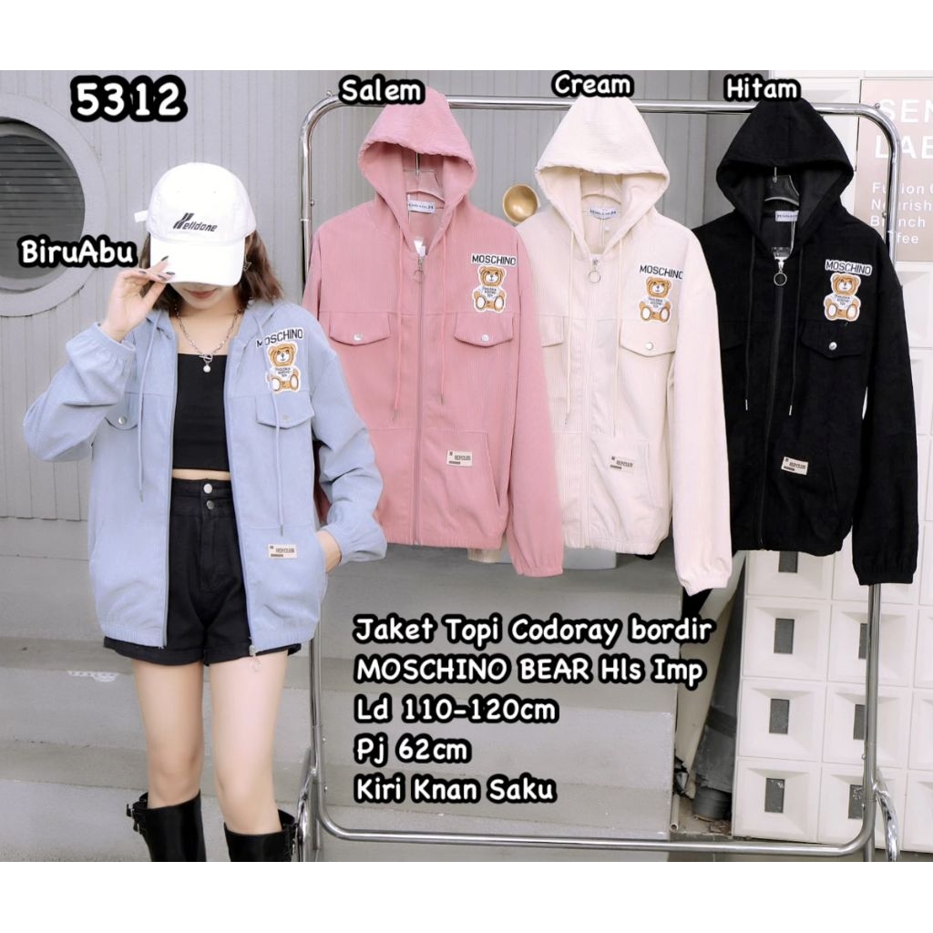 5312 Jaket Topi Codoray  Imp  145.000 .