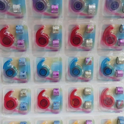 

ISOLASI GLITER SET MINI / ISOLASI PORTABLE SET GLITER TERMURAH DAN TERLARIS PER 1 PCS