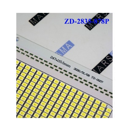 brkh Led PCB Papan SMD 2835 Input 3.7v - 4.2v 18650 DIY Led Solar Panel brkh