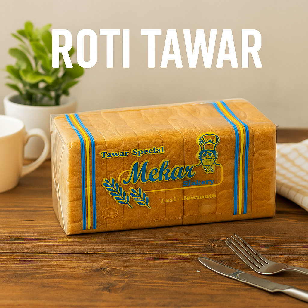 

400 gram Roti Tawar Spesial Mekar Bakery Kue Lezat dan Bermutu