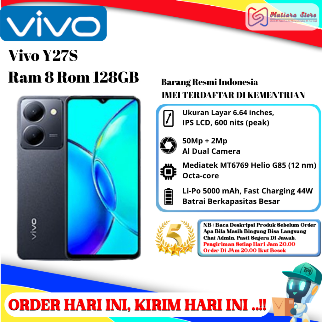 Vivo Y27s Ram 8/128GB | Ram 8/256GB