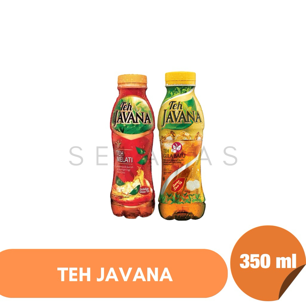 

TEH JAVANA 350ml Gula Batu / Melati - Isi 12 Botol