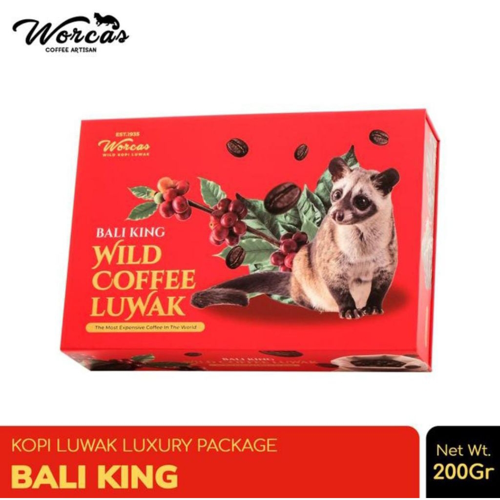 

Worcas kopi luwak liar Bali King Luxury 200gr