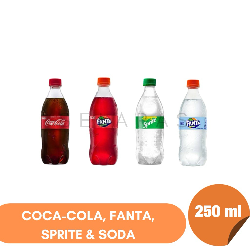 

COCA COLA / SPRITE / FANTA / SODA 250ml - Isi 12 Botol