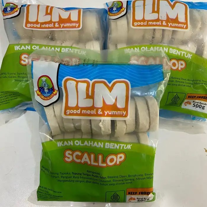 

ILM Scallop Ikan Olahan 500 gr Olahan Ikan Halal