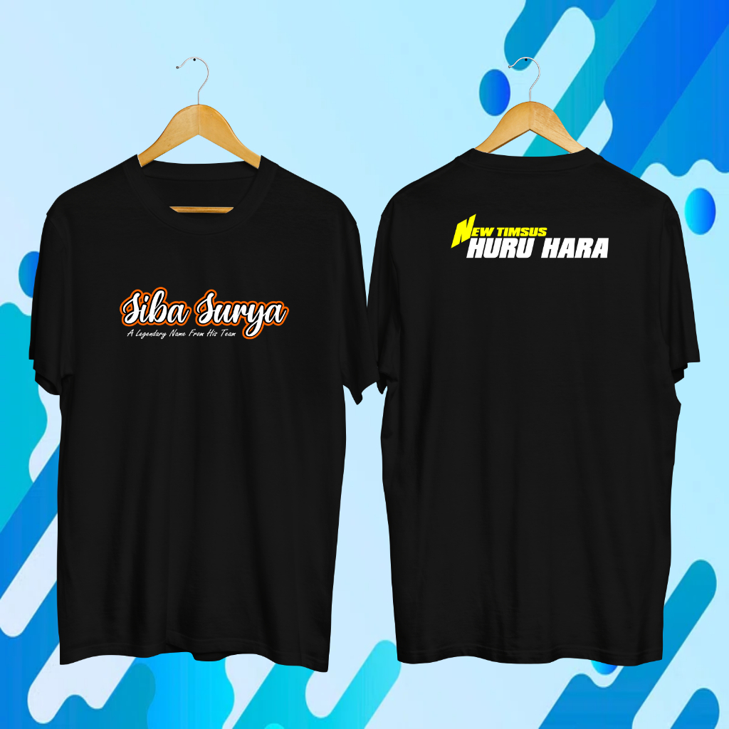 Kaos siba surya Baju distro sablon premium