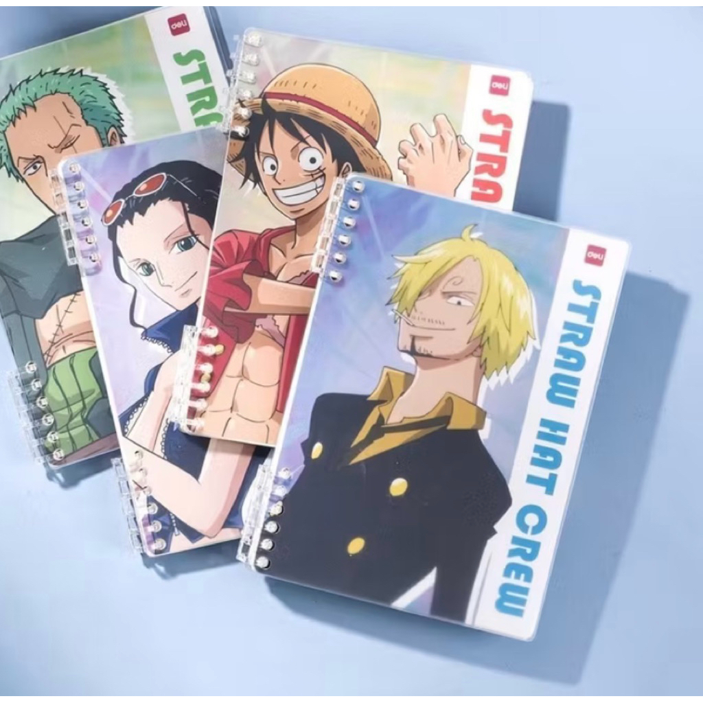

Binder Buku Catatan One Piece Cover Plastik Tebal