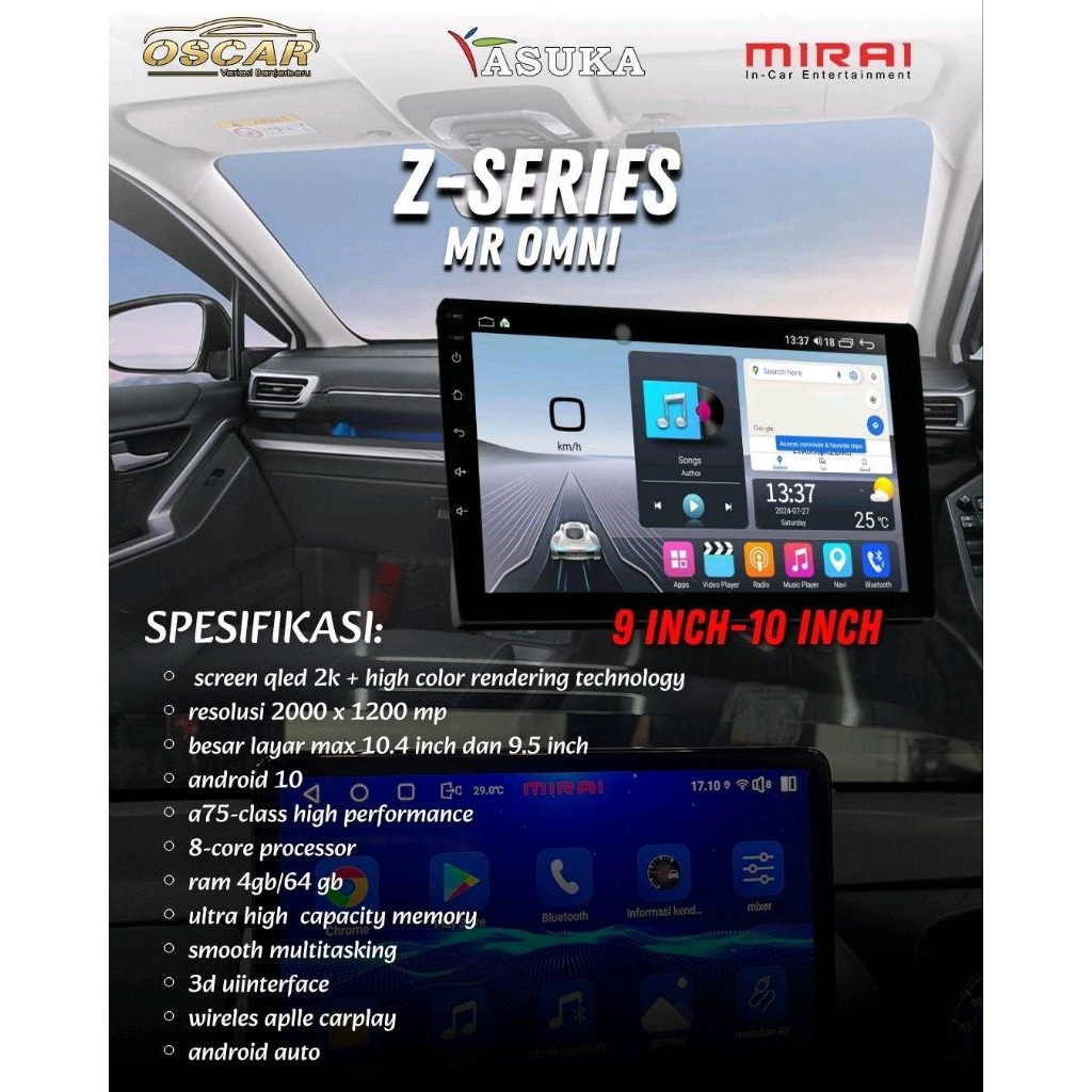 HEAD UNIT MIRAI - Z SERIES OMNI