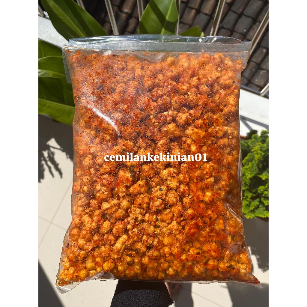 

tiktak pilus/pilus cikurkencur 1kg pedas daun jeruk