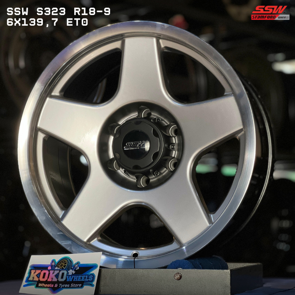 Velg pelak mobil SSW S323 R18 untuk mobil Pajero,Fortuner dll