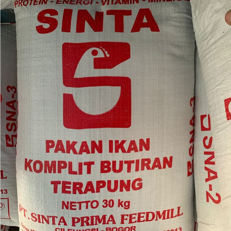Repack Pakan Ikan Tawar Lele Ikan Mas Ikan Nila Sinta SNA-3 Protein 32%