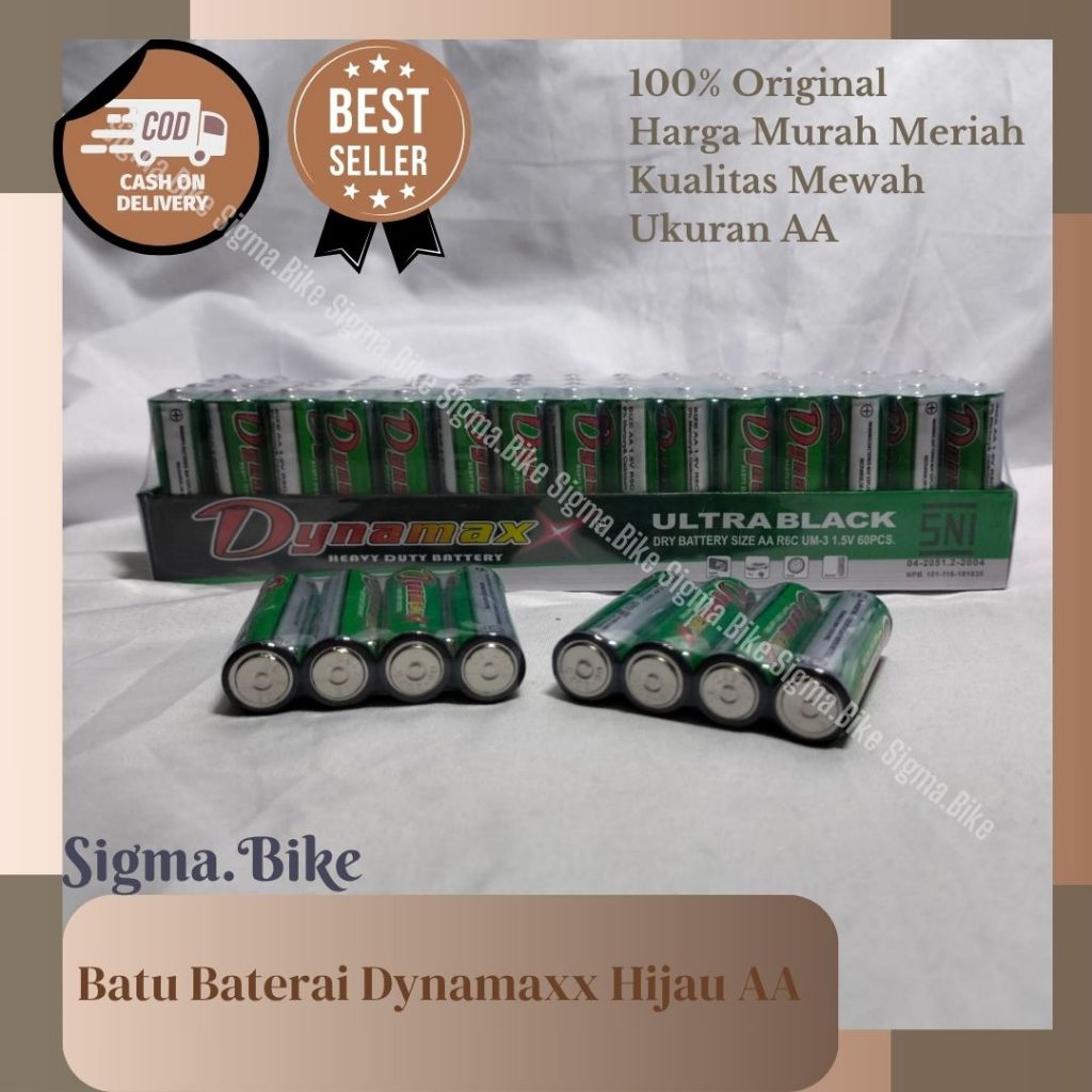 {PER 4 PCS DYNAMAXX HIJAU AAA KECIL} BATU BATERAI DYNAMAXX HIJAU AAA KECIL BATU BATERAI DYNAMAXX ULT