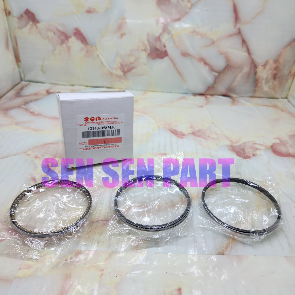 Ring Piston Set Ring Seher Seker STD Suzuki Ertiga Lama Old 2013-2018 K14B 12140-B58M50