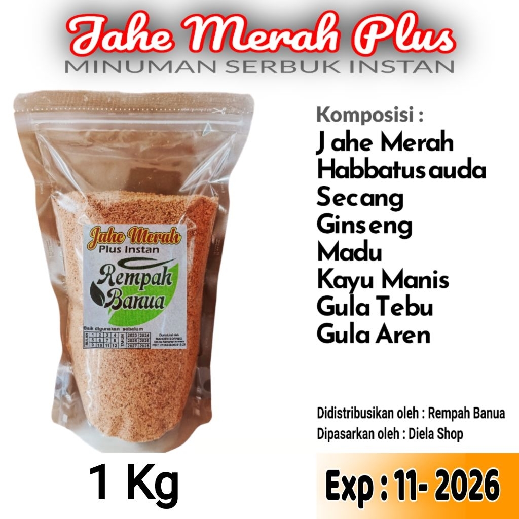 

Jahe Merah Plus 1kg