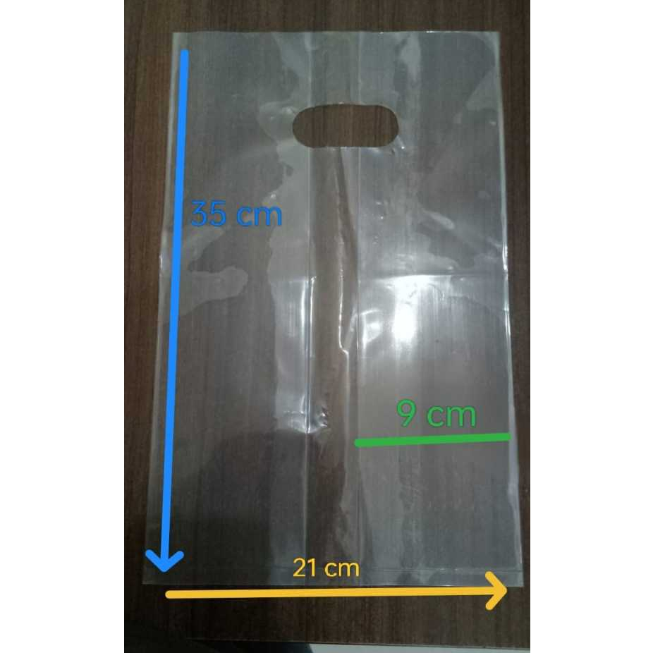 SR PLASTIK Kresek plong pe bening 21x18