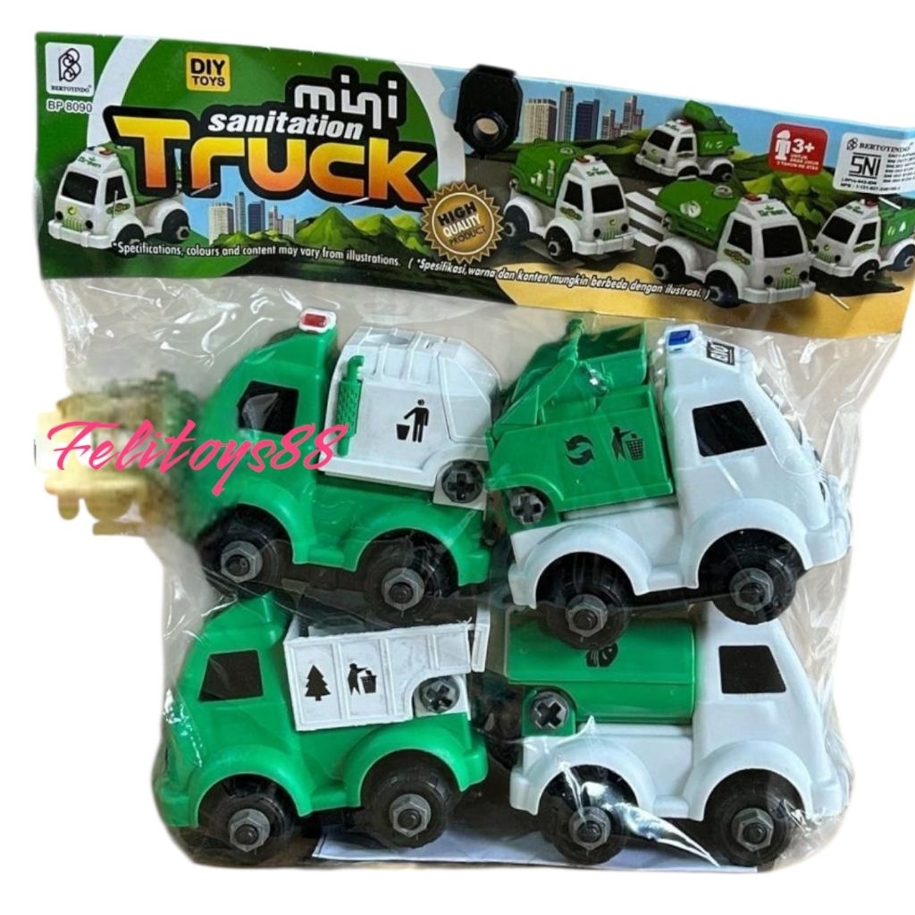 Mainan Bongkar pasang Dly mekanik cilik kgp 8090