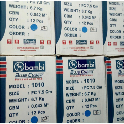 

Ordner LAF Folio Bambi 1010 BIRU ( karton )