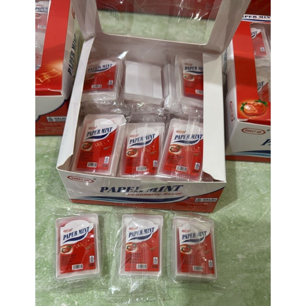 

Papermint Mint / strawberry flavor isi 30pcs