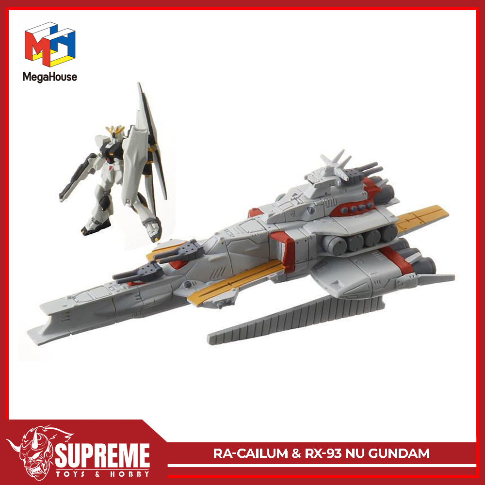 MegaHouse Mega House Gundam Cosmo Fleet Collection ACT 4 - Ra-Cailum & RX-93 Nu Gundam