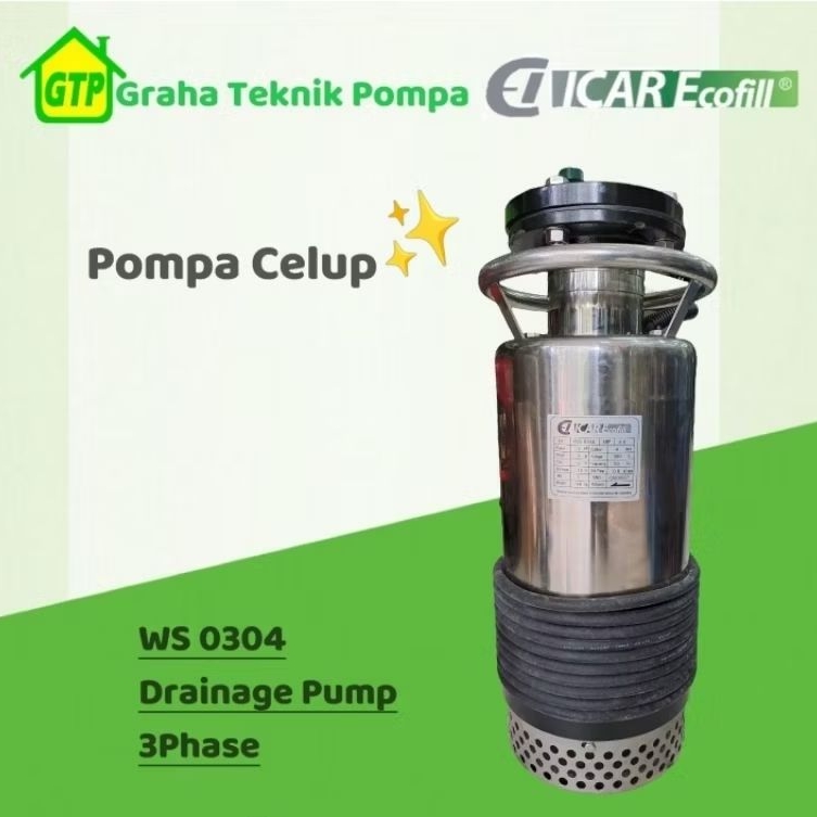 Icar Ecofill WS 0304 Pompa Celup Air Keruh