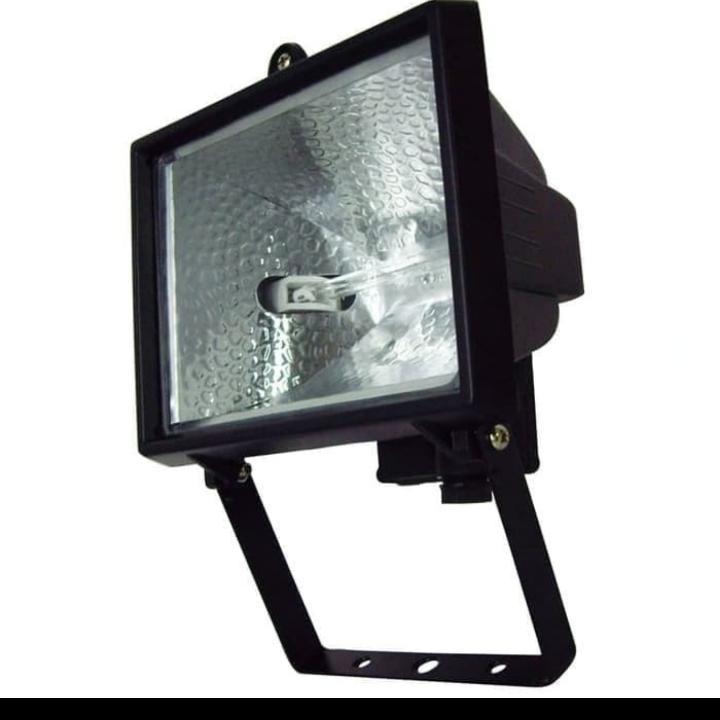 Lampu sorot halogen 500watt /kap sorot halogen + lampu halogen 500w