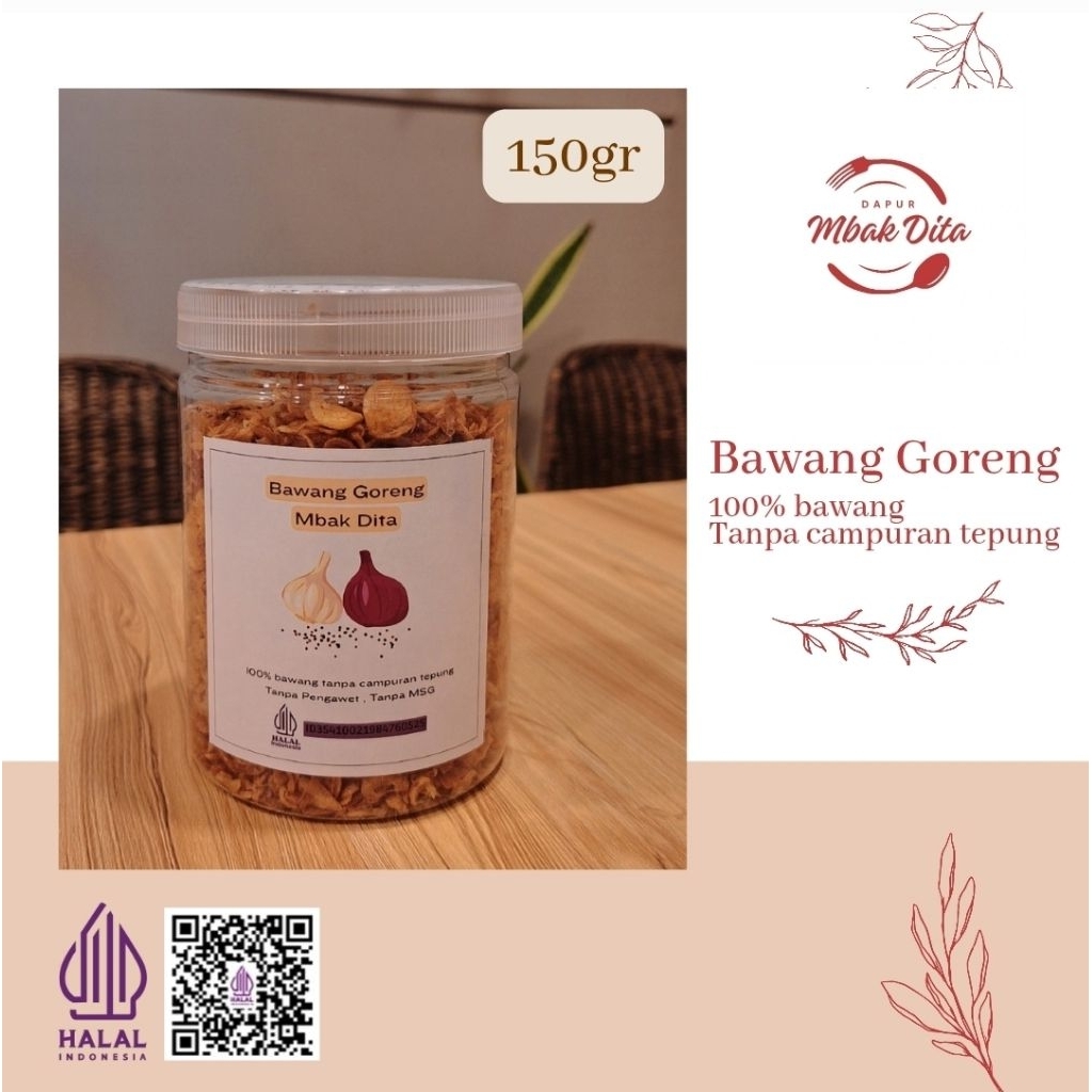 

Mbak Dita Bawang Goreng Asli Tanpa Campuran