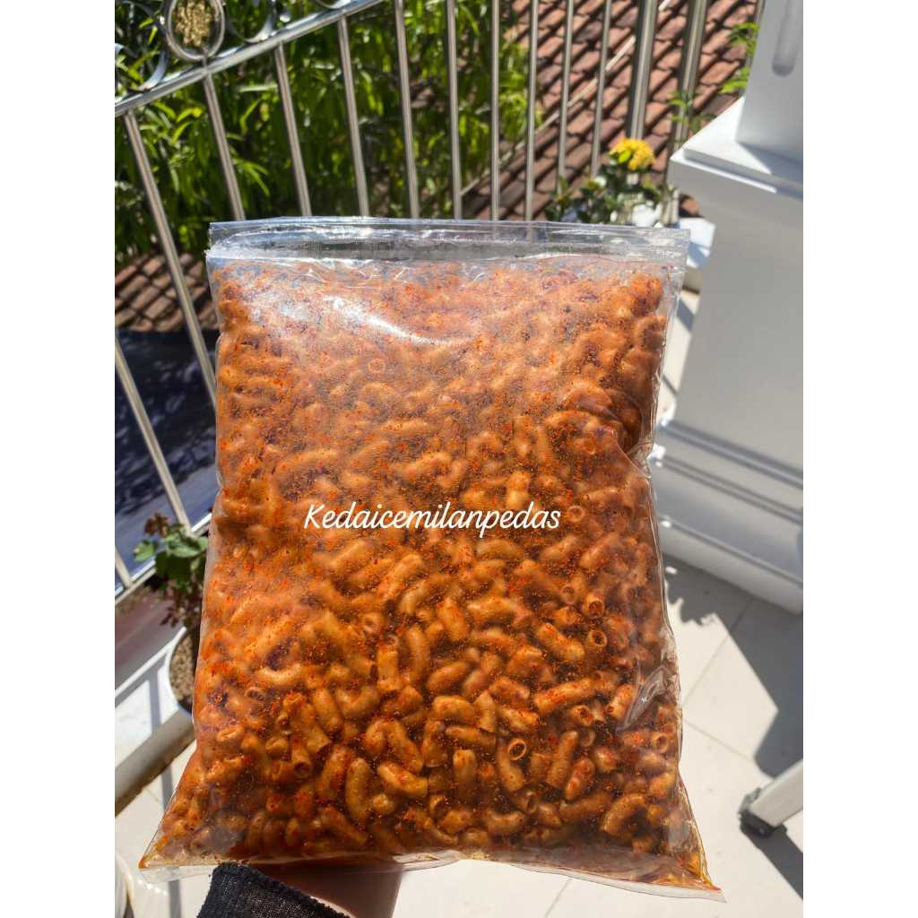 

seblak makaroni bantat pedas daun jeruk 1kg