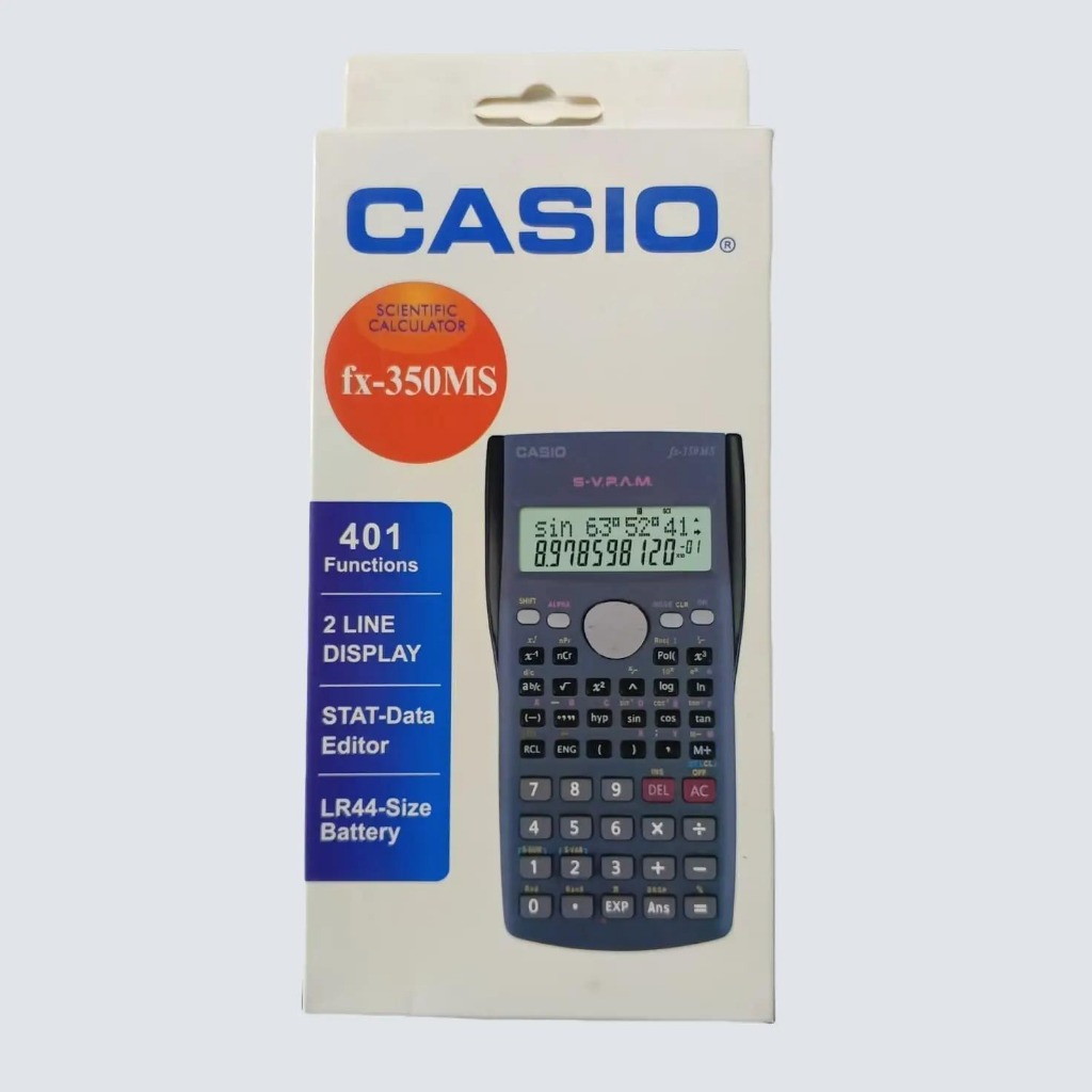 

Kalkulator Casio fx-350MS | Scientific Calculator